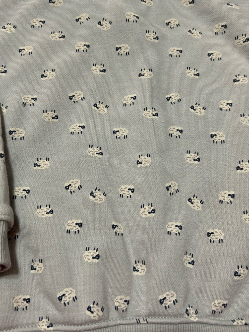 KIDS SHEEP PRINT MATCHING SET - Picture 3 of 7